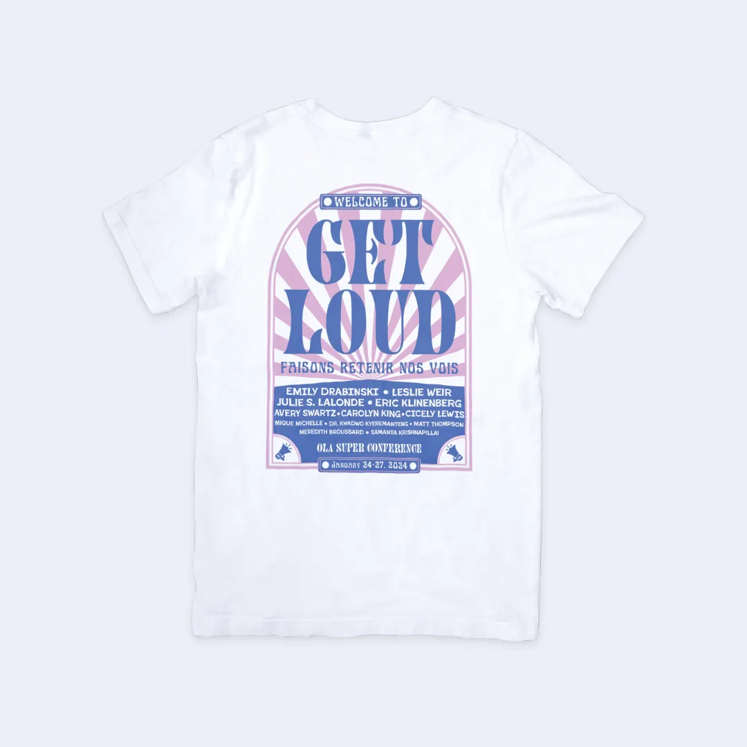 Super Conference 2024 - Get Loud Unisex Cotton T-Shirt