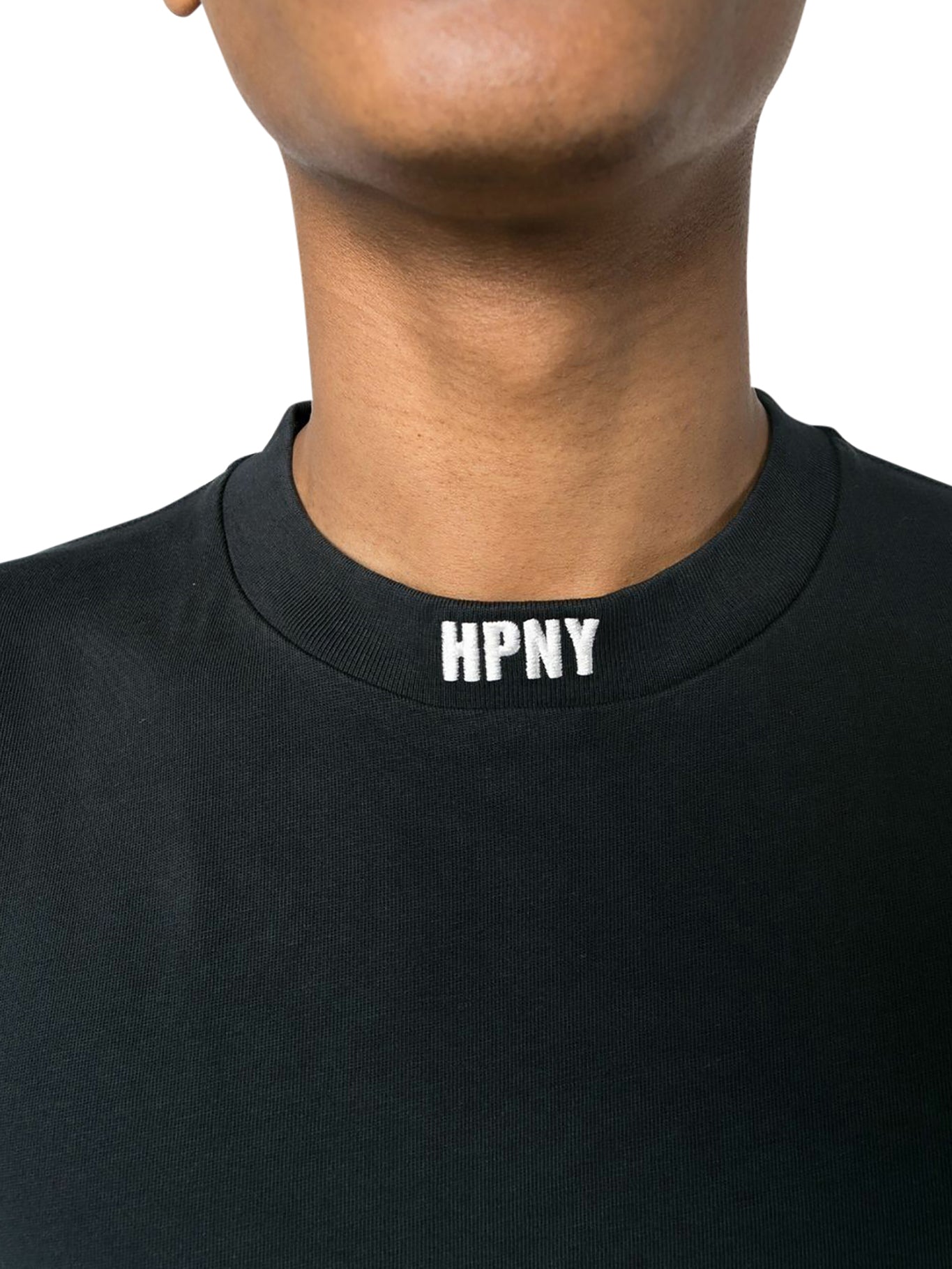 T-SHIRT IN ORGANIC COTTON WITH HPNY LOGO EMBROIDERY