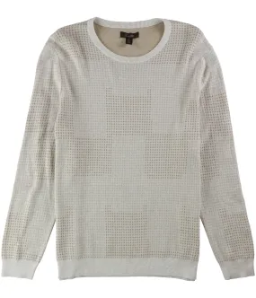 Tasso Elba Mens Dot Jacquard Pullover Sweater