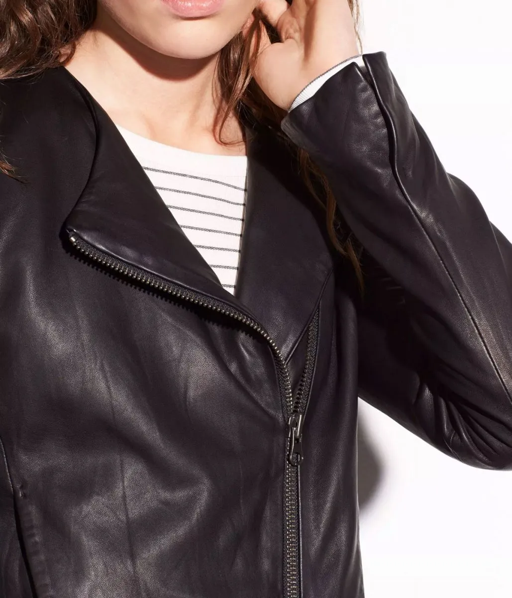 The Morning Show Reese Witherspoon Collarless Leather Jacket