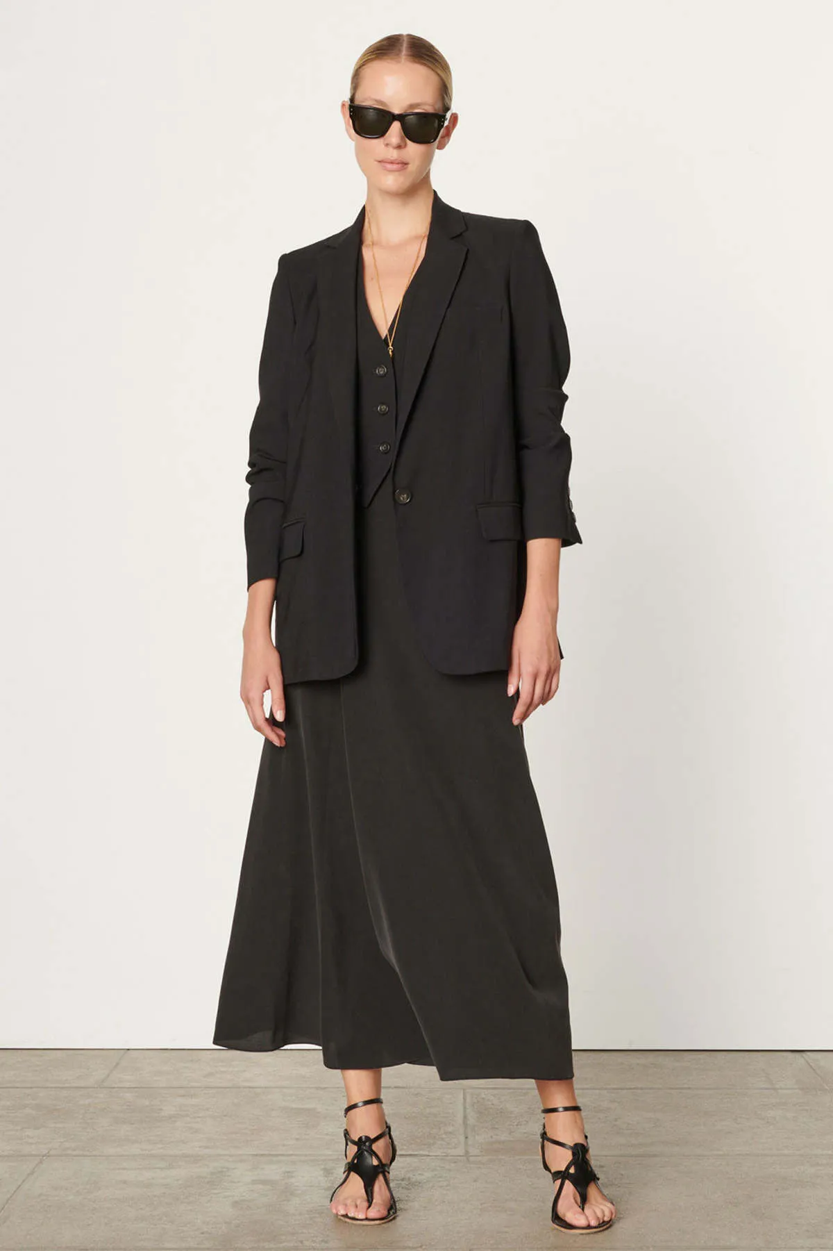 Tilia Solid Blazer - Noir