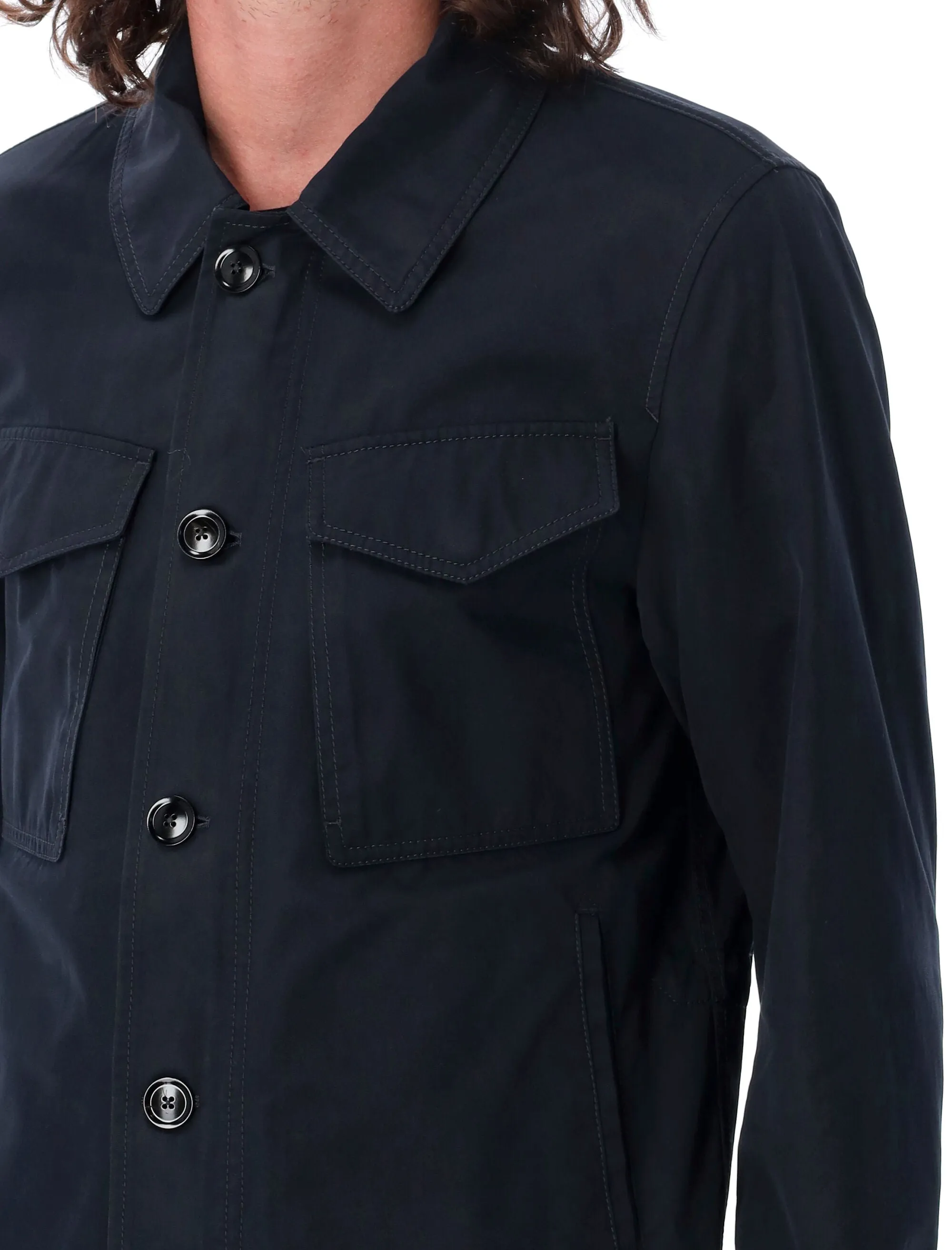 TOM FORD Classic Navy Twill Jacket