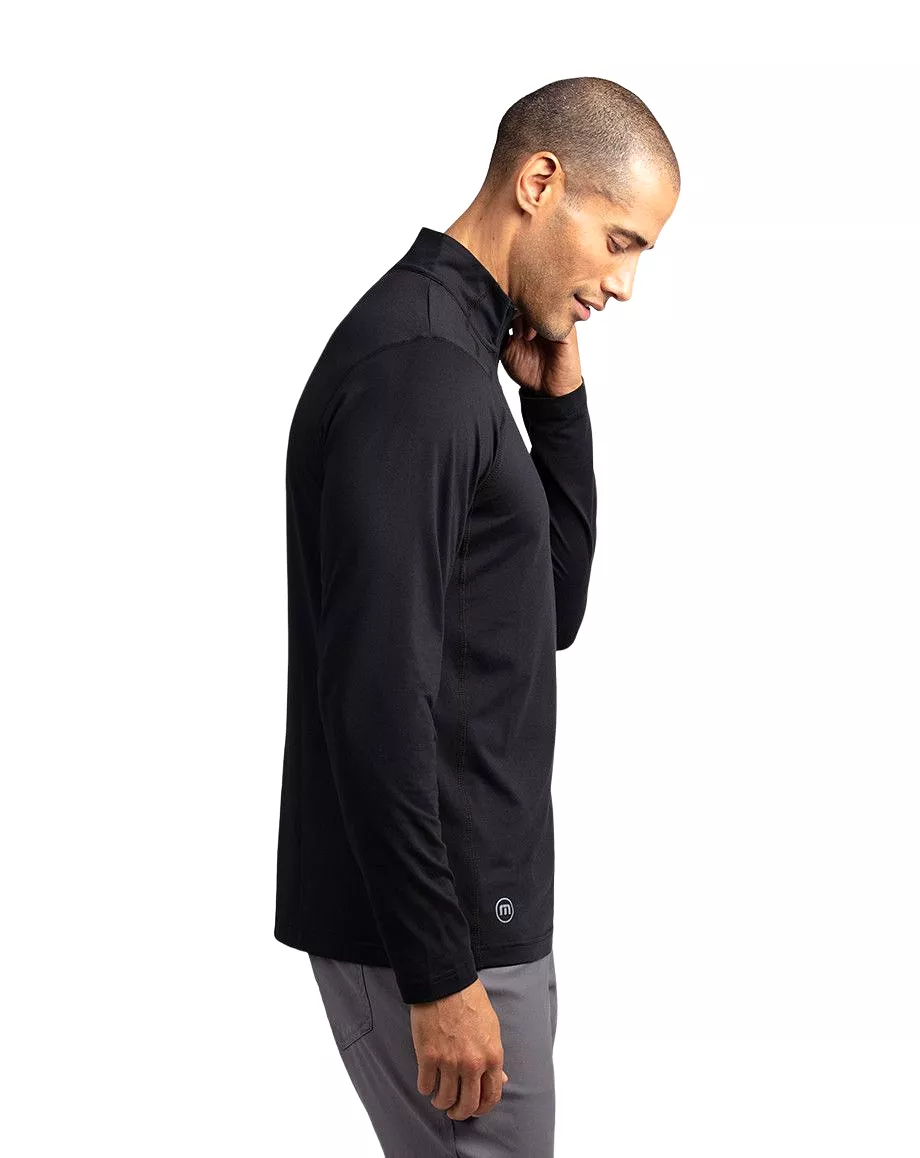 Travis Mathew Jacket 1/4 Zip Yanks Black