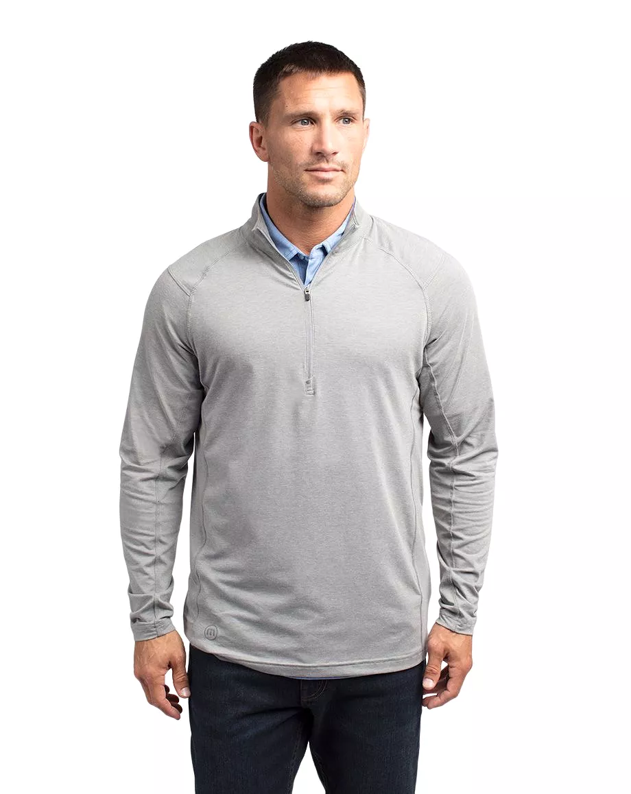 Travis Mathew Jacket 1/4 Zip Yanks Grey