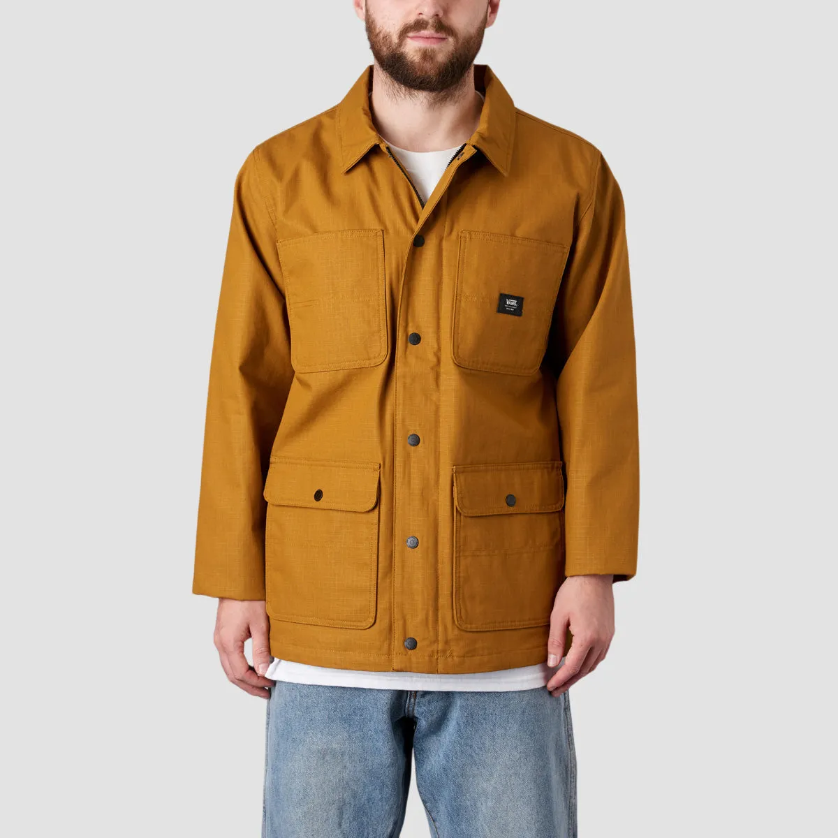 Vans Drill Chore Coat Lined Golden Brown