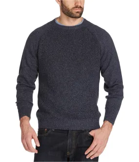 Weatherproof Mens Tuck Knit Raglan Pullover Sweater