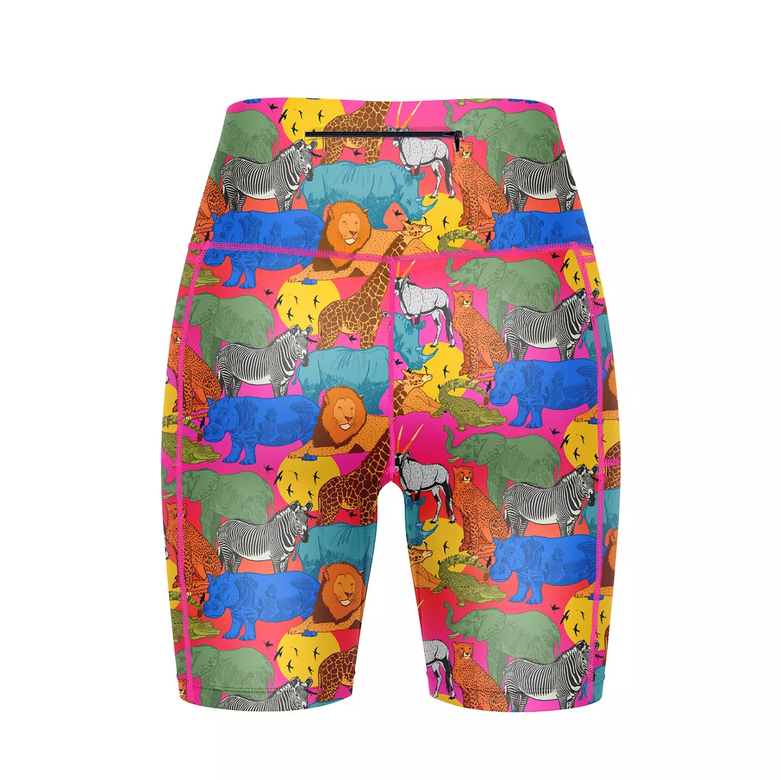 ''Wild side'' fitted shorts