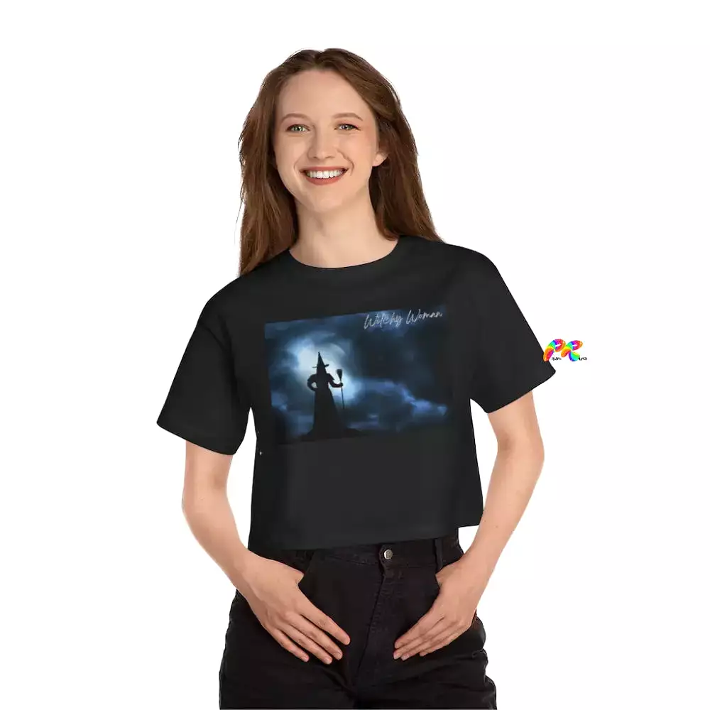 Witchy Woman Champion Cropped T-Shirt