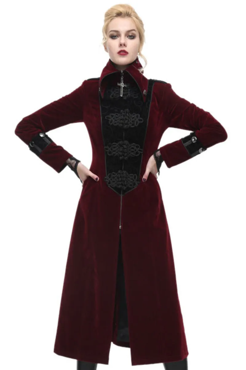 Women's coat DEVIL FASHION - CT06102  -  Metal-shop