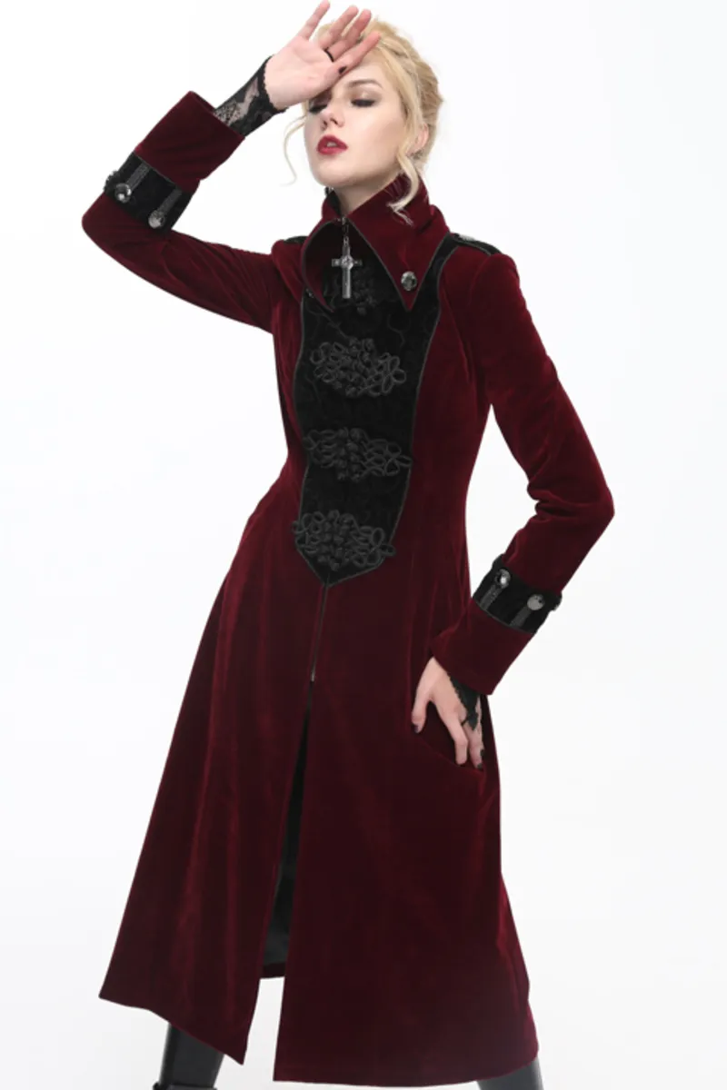 Women's coat DEVIL FASHION - CT06102  -  Metal-shop