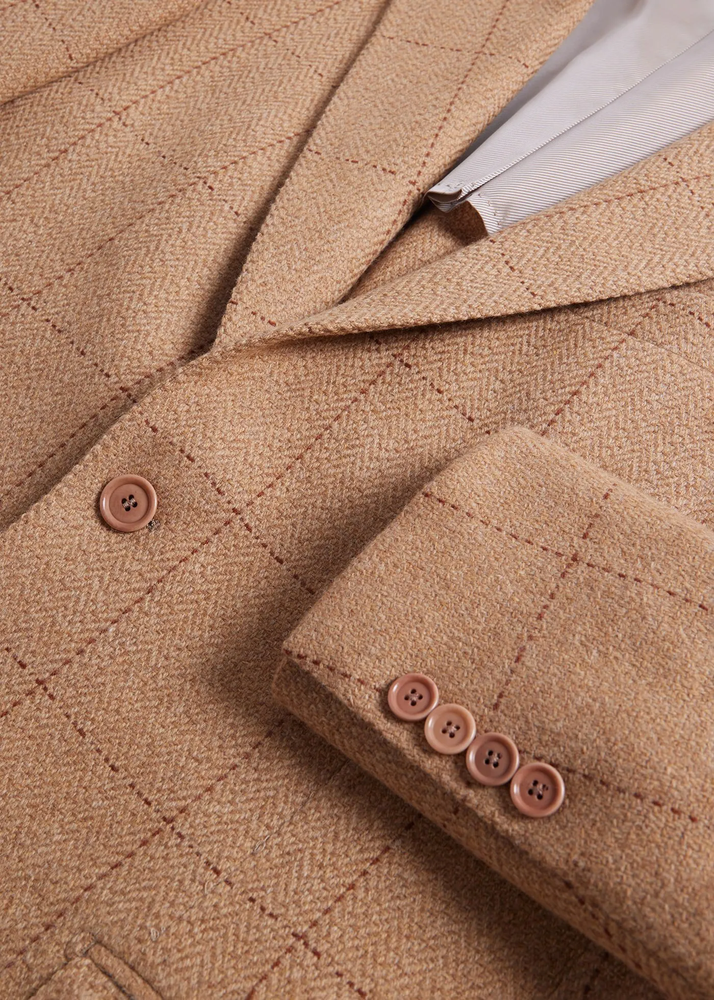 Wool Windowpane Jacket